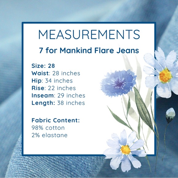 7 for all Mankind 28 Flared Jeans - Midrise - Picture 2 of 11